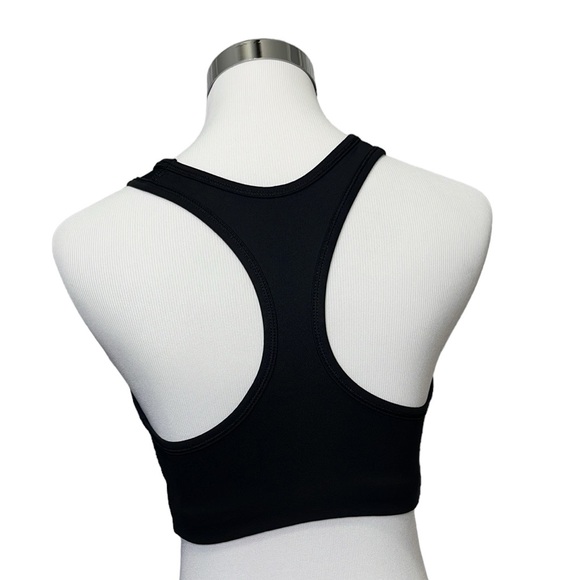 Nike Swoosh Dri-Fit Classic Sports Bra Black Running Yoga Pilates Outfits size M - Picture 2 of 11